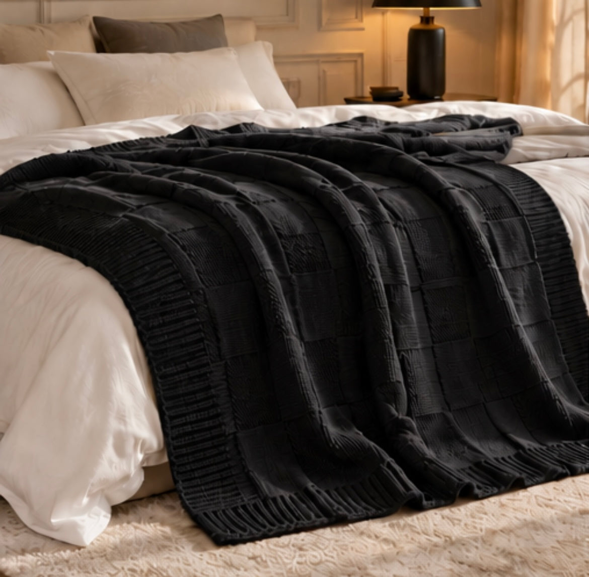 Cozy Plaid, plaid au motif géométrique rétro