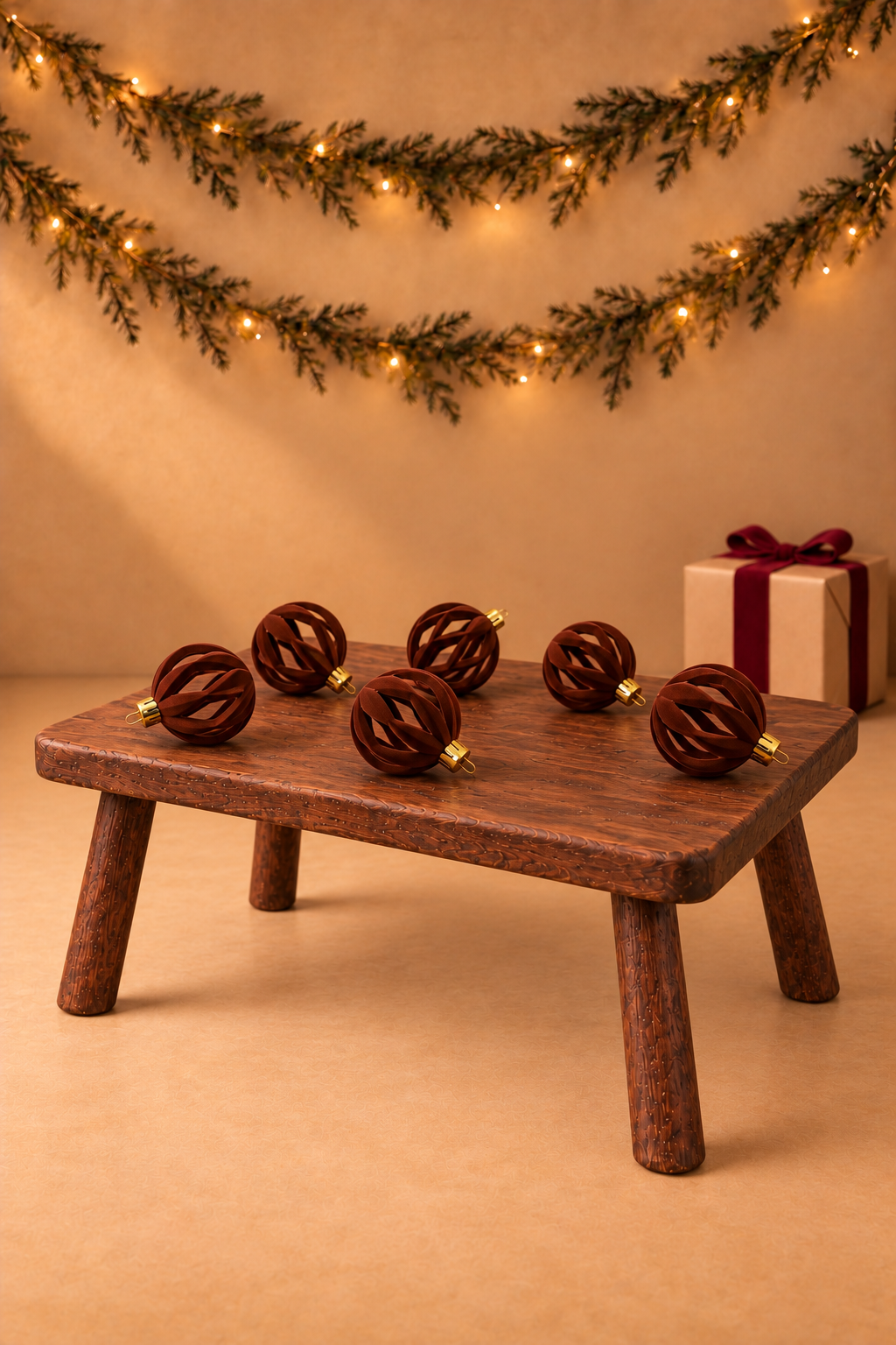 6cm 30 Christmas Decorations Electroplated Plastic Painted Ball Christmas Ball Set Round Ball Pendant