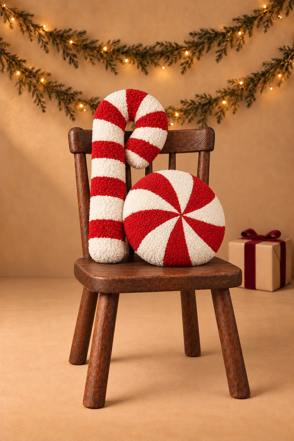 Plush Pillow Cushion Creative Christmas Decoration Decorative Candy Pillow