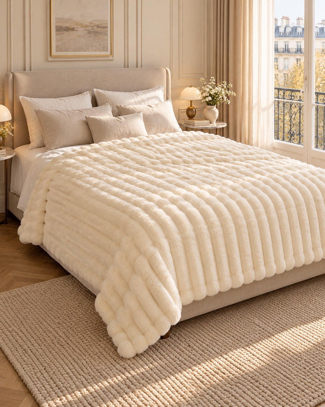 Fluffy Plaid tout doux